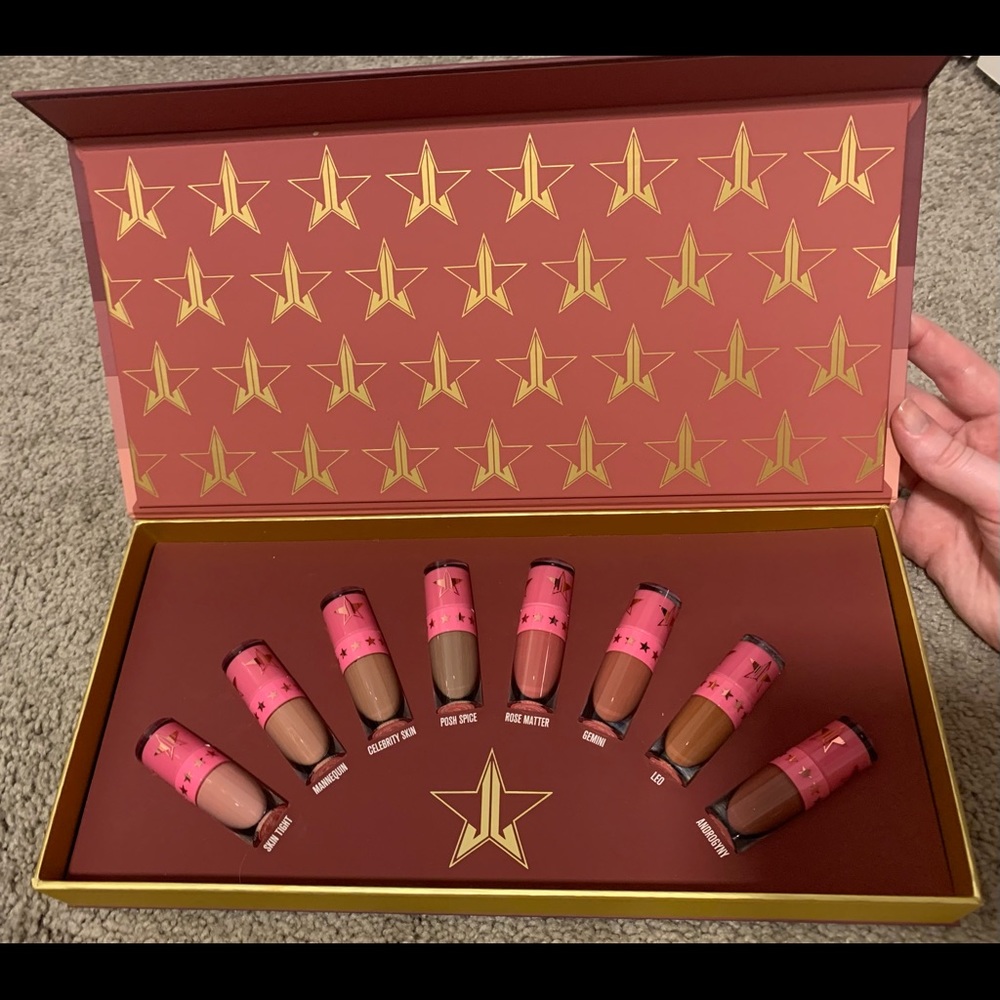 Jeffree Star mini nude liquid lipstick palette